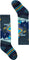 Smartwool Chaussettes de sports d'hiver sous-genou à matelassage intégral et motif Mountain Moose - Enfant - Twilight Blue