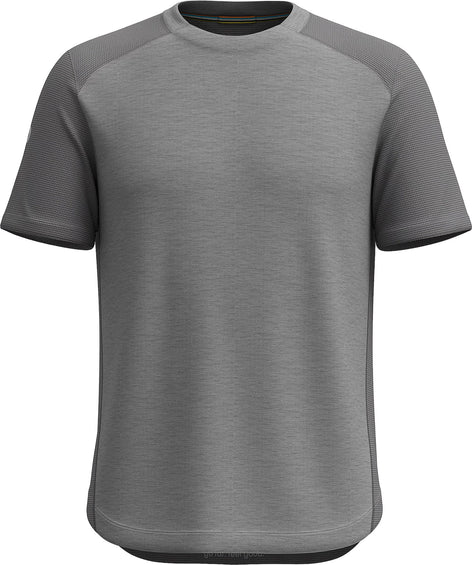 Smartwool T-shirt à manches courtes de sport avec tricot filet - Homme