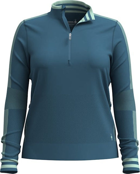 Smartwool Haut à demi-glissière Intraknit Merino Tech - Femme