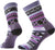 Smartwool Chaussettes mi-mollet Everyday Cozy Cabin Games - Unisexe - Chalk Violet