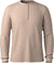 Smartwool Chandail à manches longues henley Waffle - Homme - Toffee Cream Heather
