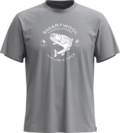 Smartwool T-shirt à manches courtes avec imprimé Trout Fishing - Unisexe