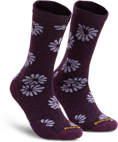 Smartwool Chaussettes mi-mollet à fleurs Everyday - Femme