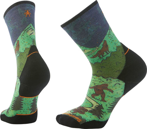 Smartwool Chaussettes mi-mollet de trail avec coussin ciblé et imprimé Neature - Unisexe