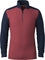 Smartwool Haut couche de base à glissière 1/4 Classic Thermal - Homme - Deep Navy - Currant Heather