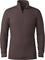 Smartwool Haut couche de base à glissière 1/4 en mérinos Classic Thermal - Boîte en carton - Homme - Mink Heather