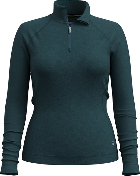 Smartwool Haut couche de base à glissière 1/4 en mérinos Classic Thermal - Femme