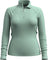 Smartwool Haut couche de base à glissière 1/4 en mérinos Classic Thermal - Boîte en carton - Femme - Arctic Green Heather