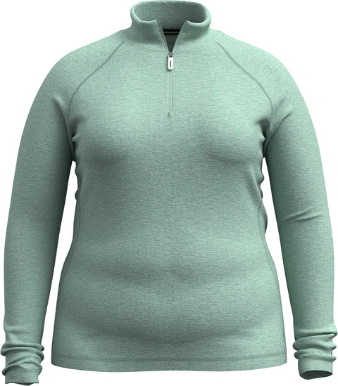 Smartwool Haut couche de base à glissière 1/4 en mérinos Classic Thermal - Grande taille - Femme