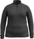Smartwool Haut couche de base à glissière 1/4 en mérinos Classic Thermal - Grande taille - Femme - Charcoal Heather
