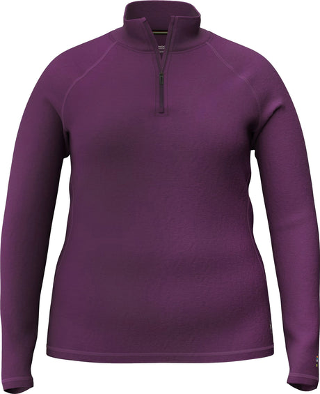 Smartwool Couche de base pour le haut à 1/4 Zip en mérinos thermique classique en boîte grande taille - Femme