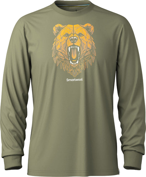 Smartwool T-shirt graphique à manches longues Geometric Bear - Homme