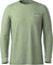 Smartwool T-shirt graphique à manches longues en mélange de laine mérinos et chanvre Gear Up - Femme - Fern Green Heather