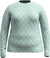 Smartwool Haut couche de base à col rond en mérinos Classic Thermal - Boîte en carton - Grande taille - Femme - Arctic Green Digi Snow