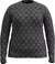 Smartwool Haut couche de base à col rond en mérinos Classic Thermal - Boîte en carton - Grande taille - Femme - Black Digi Snow