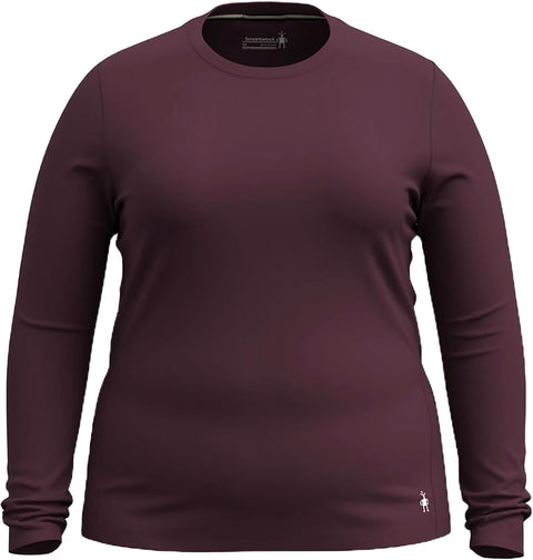 Smartwool T-shirt classique toutes saisons en mérinos à manches longues Boxed Plus - Femme