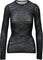 Smartwool T-shirt couche de base à col rond en mérinos 200 Intraknit - Femme - Black - White