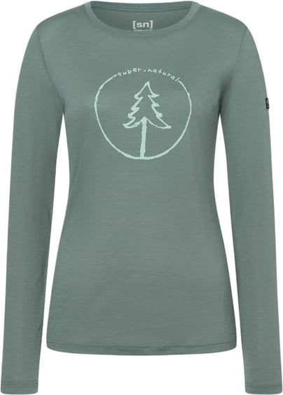 Super.Natural T-SHIRT À MANCHES LONGUES BUBBLE TREE - FEMMES