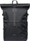Sandqvist Sac à dos à fermeture enroulable Icon 23L - Black - Black - Black Leather