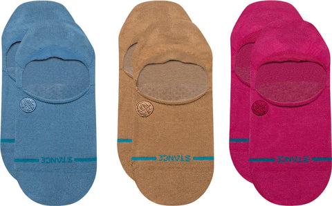 Stance Chaussettes invisibles Icon - paquet de 3 - Unisexe