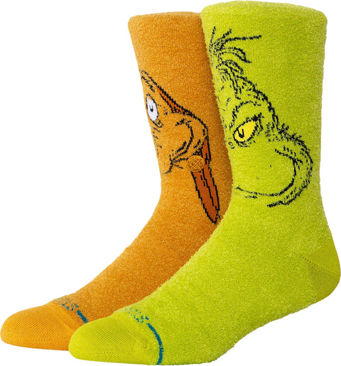 Stance Chaussettes mi-mollet The Grinch X Stance Grinch and Max - Unisexe