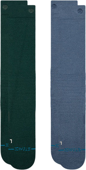 Stance Chaussettes de ski sous-genou à matelassage modéré Poly Snow Paquet de 2 - Unisexe
