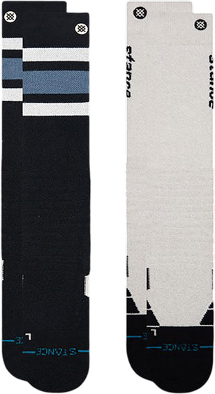 Stance Chaussettes de ski sous-genou à matelassage modéré Poly Snow Paquet de 2 - Unisexe