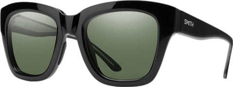 Smith Optics Lunettes de soleil Sway - Black - Verres ChromaPop Gray Green - Femme