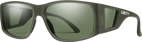 Smith Optics Lunettes de soleil Monroe Peak - Verres Matte Moss Crystal - ChromaPop Polarized Gray Green