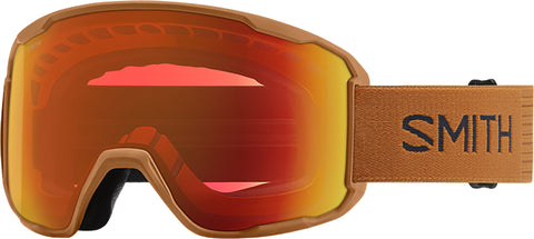 Smith Optics Lunettes de ski Preview - Black - Verres ChromaPop Sun Black Gold Mirror