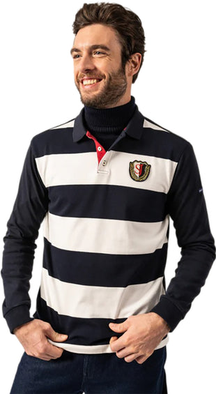 Saint James Polo rayé style rugby Pierrot - Homme