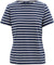 Saint James T-shirt Étrille II - Femme - Marine - Neige