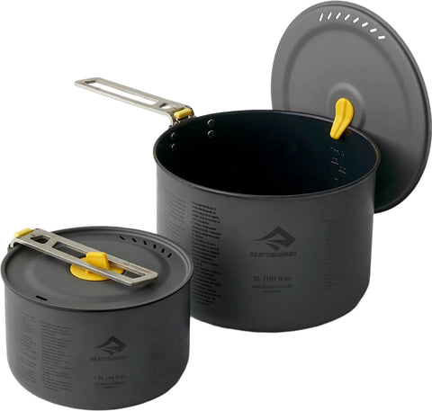 Sea to Summit Ensemble de cuisson ultraléger avec deux casseroles Frontier
