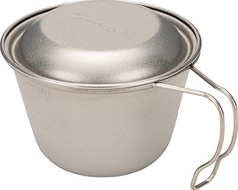 Snow Peak Gobelet de campeur avec couvercle Deep Titanium