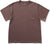 Snow Peak T-shirt teint en pièce - Unisexe - Burgundy