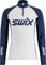 Swix RaceX Dry - Haut à demi glissière pour - Homme - Bright White Dark Navy