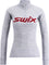 Swix Couche de base pour le haut à manches longues et demi-glissière en mérinos RaceX - Femme - L Grey Melange - Swix Red
