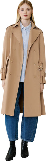 SOIA & KYO Manteau long Trench Becky-L - Femme