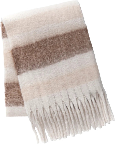 SOIA & KYO Foulard rayé en faux mohair avec franges Cicel - Femme