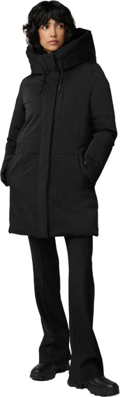 SOIA & KYO Manteau droit classique en duvet avec capuchon Roxann - Femme