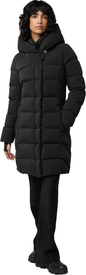 SOIA & KYO Manteau classique ajusté en duvet novo avec plastron et capuchon Sonny-N - Femme