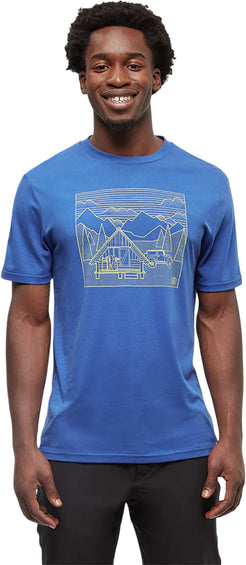tentree T-shirt Front Country Cabin - Homme