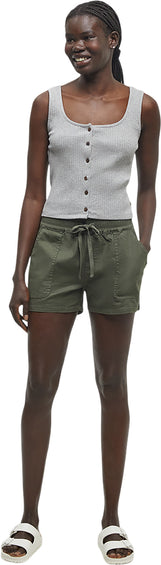 tentree Camisole côtelé boutonné sur le devant - Femme