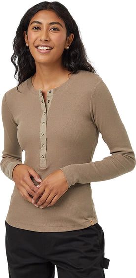 tentree Chandail à col henley et boutons-pression - Femme