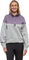tentree Chandail en molleton à col montant Milner - Femme - Smokey Violet - Harbour Grey Heather