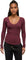 tentree Chemise à manches longues Madison - Femme - Deep Burgundy