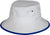 Tilley Chapeau bob à large bord Tilley - Unisexe - White - Cobalt Blue