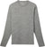Tilley T-shirt à manches longues en mérinos - Homme - Grey Mix