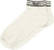 Tilley Chaussettes à la cheville bordées - Unisexe - White - Black