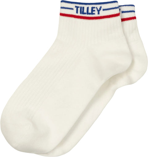 Tilley Chaussettes à la cheville bordées - Unisexe